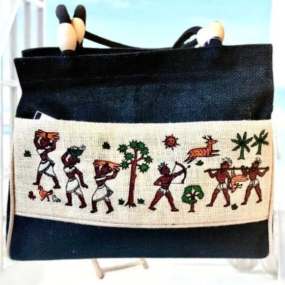 Jute Cottage Shoulder Handbag Eco-Friendly NEW - Picture 15 of 15